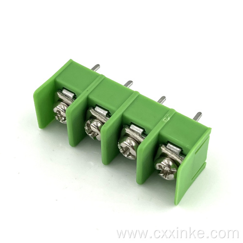 7.62MM pitch fence type PCB terminals can be spliced